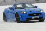 Jaguar XKR-S Convertible on Ice Drives in Finland 2012 года